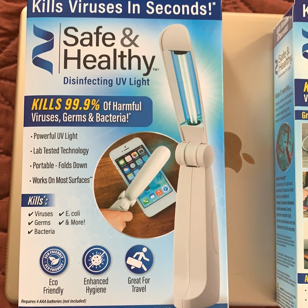 Safe & Healthy Disinfecting UV Light